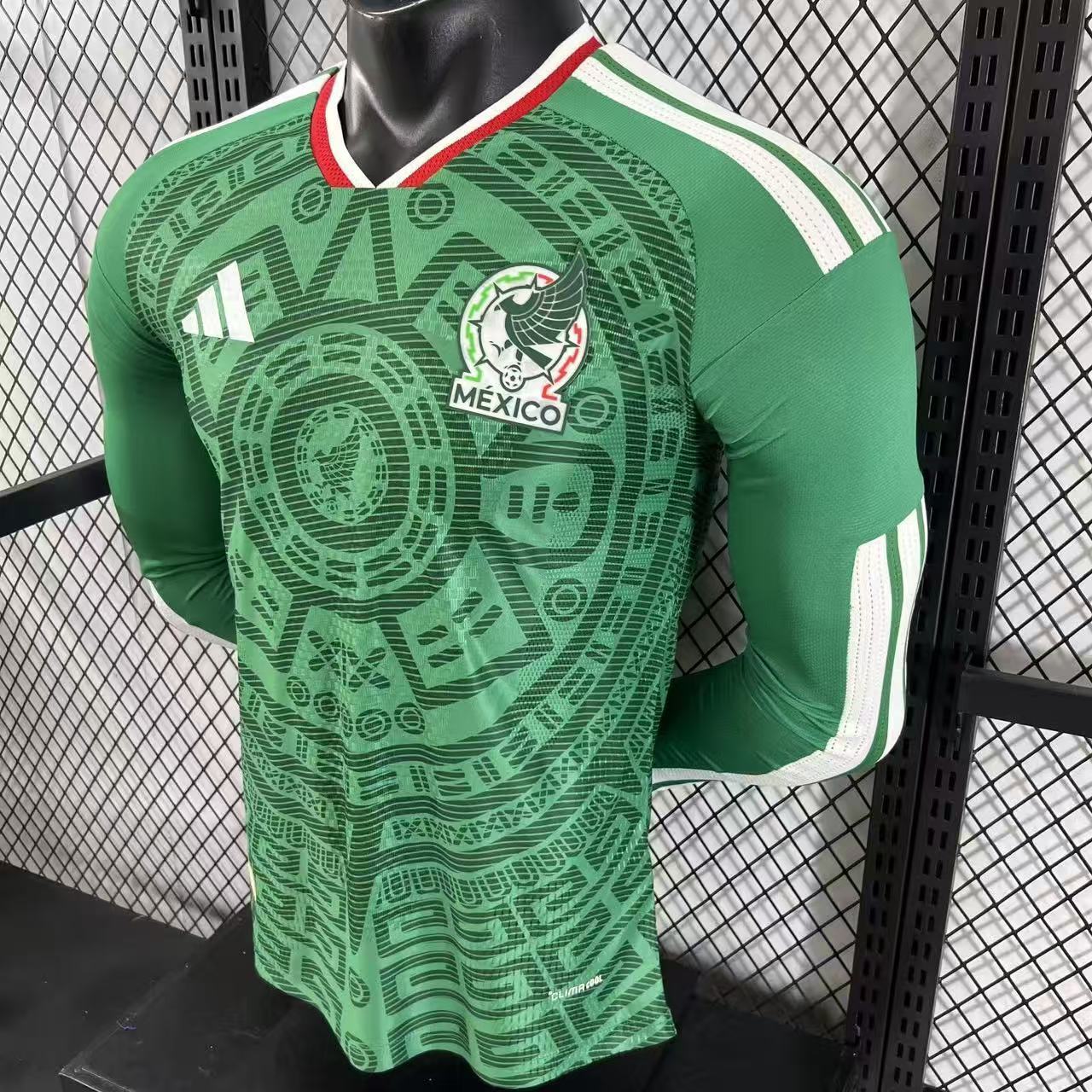 2025/2026 Mexico Home Long sleeves Football Shirt （Player Edition）