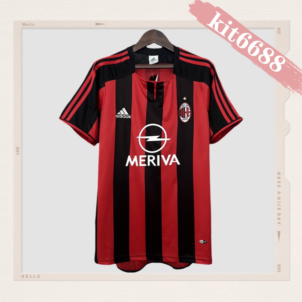2003/2004 AC Milan Home Retro Football Shirt