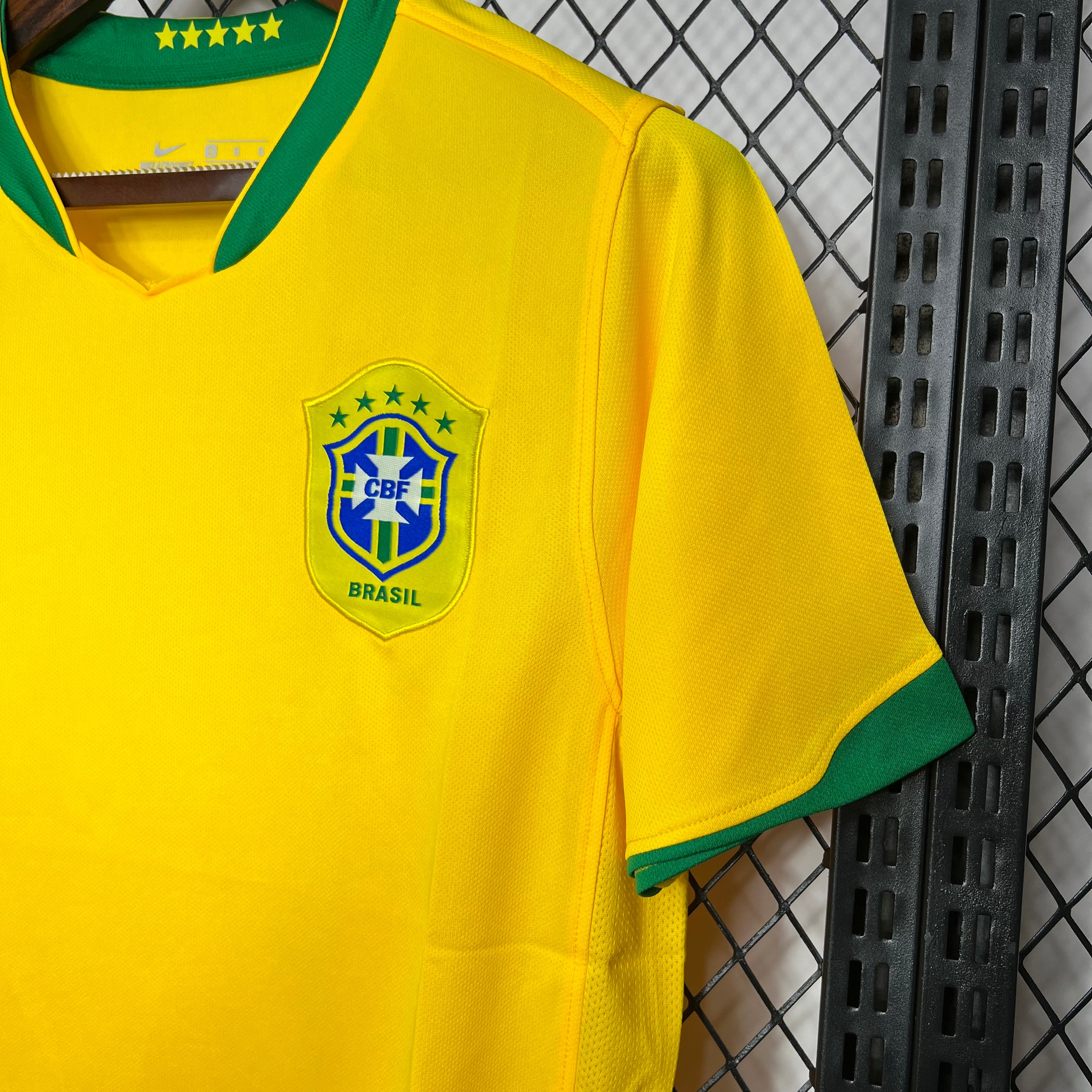 2006 Brazil Home Retro Football Shirt