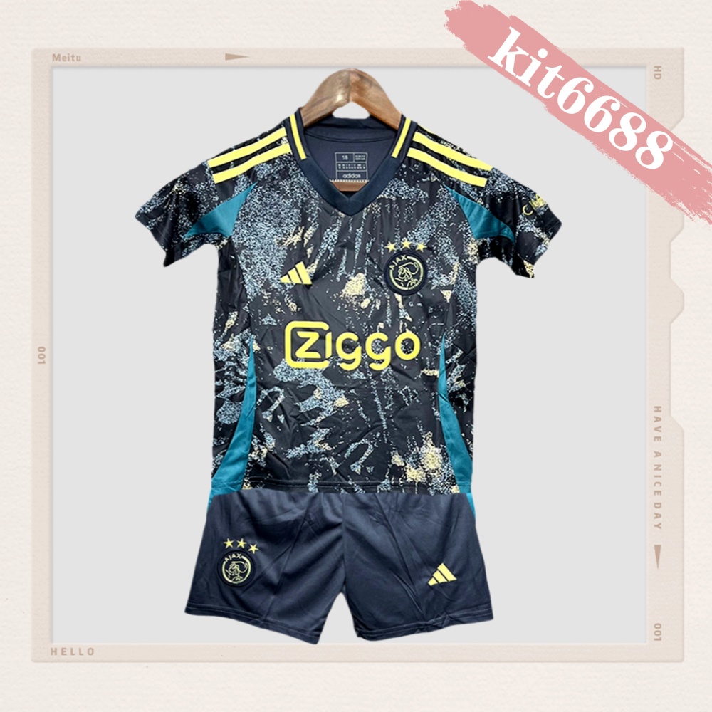 2025/2026 Ajax Away Football Shirt（Kids Kit socks）