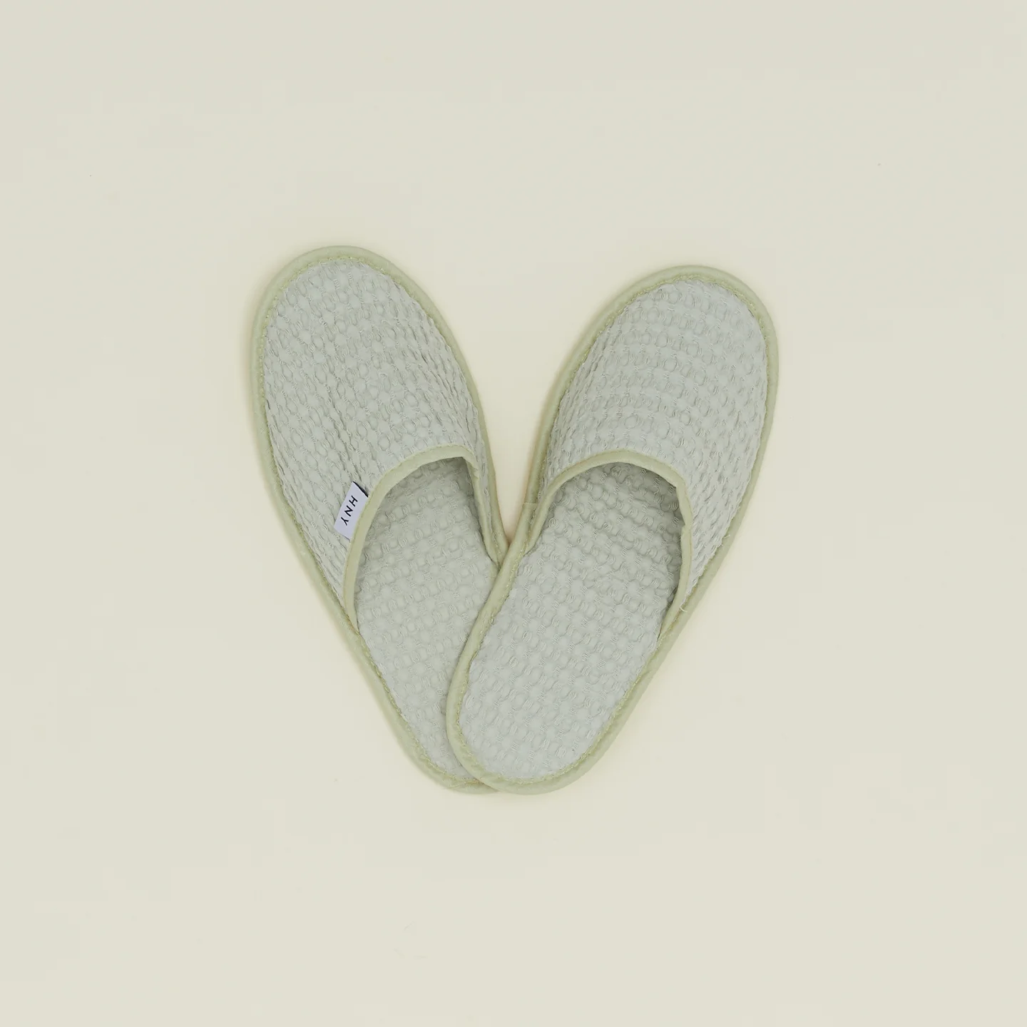 Simple Waffle Slippers - Sage