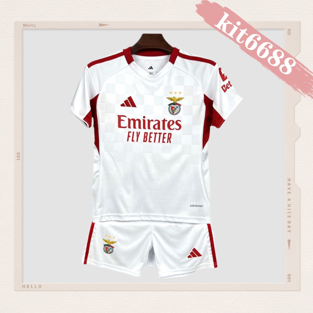 2025/2026 Benfica Football Club Second Away Football Shirt（Kids Kit socks）
