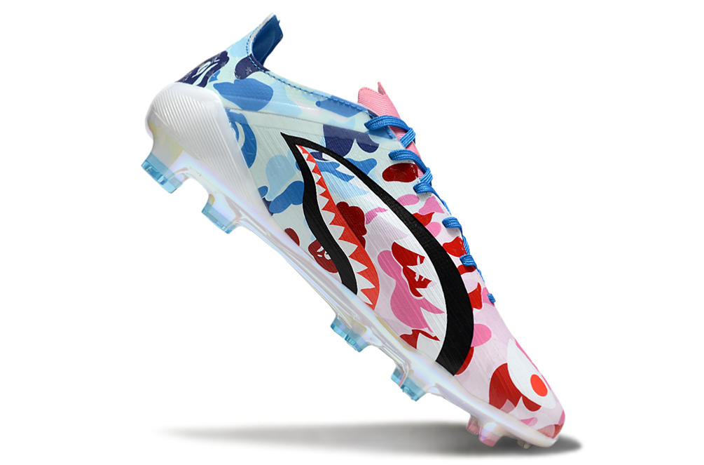 A F50 ELITE FG BAPE.CLEAR PINK/ICEBLUE/FOOTWEAR WHITE LIMITEDEDITION