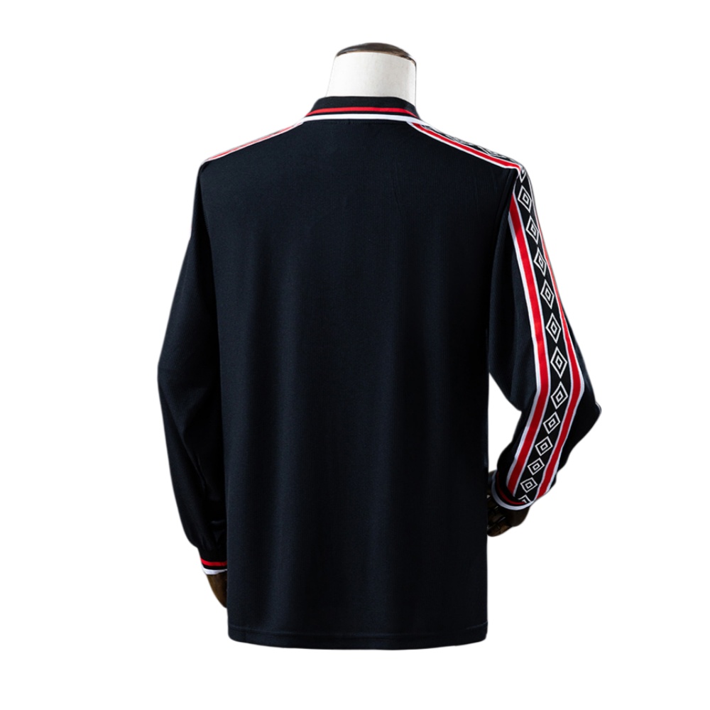 98/99 Manchester United Black long sleeved retro football jersey