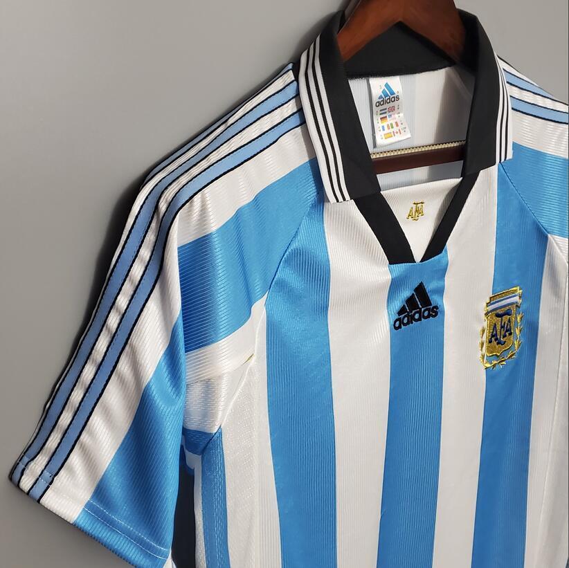 1998 Argentina Home Retro Football Shirt