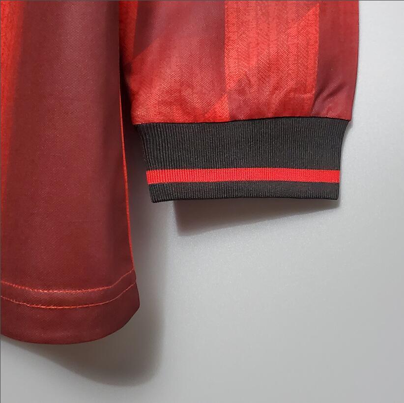 96/97 Manchester United home long sleeved retro football jersey