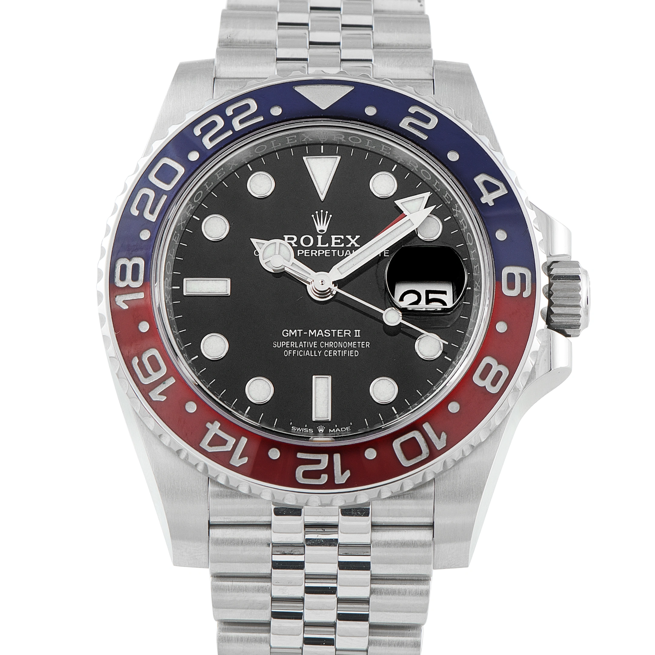 RolexGMT-Master II Pepsi Steel Jubilee Watch 126710BLRO
