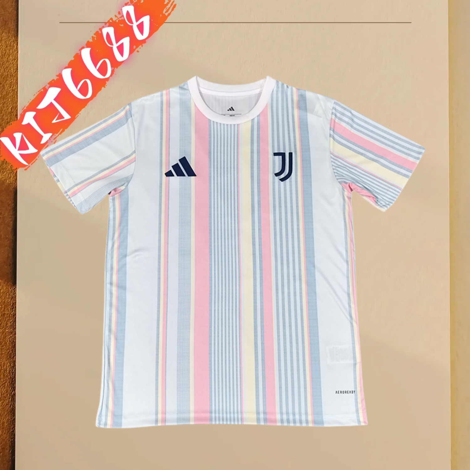 2025/2026 Juventus Pre-match Football Jersey (Fan Edition)