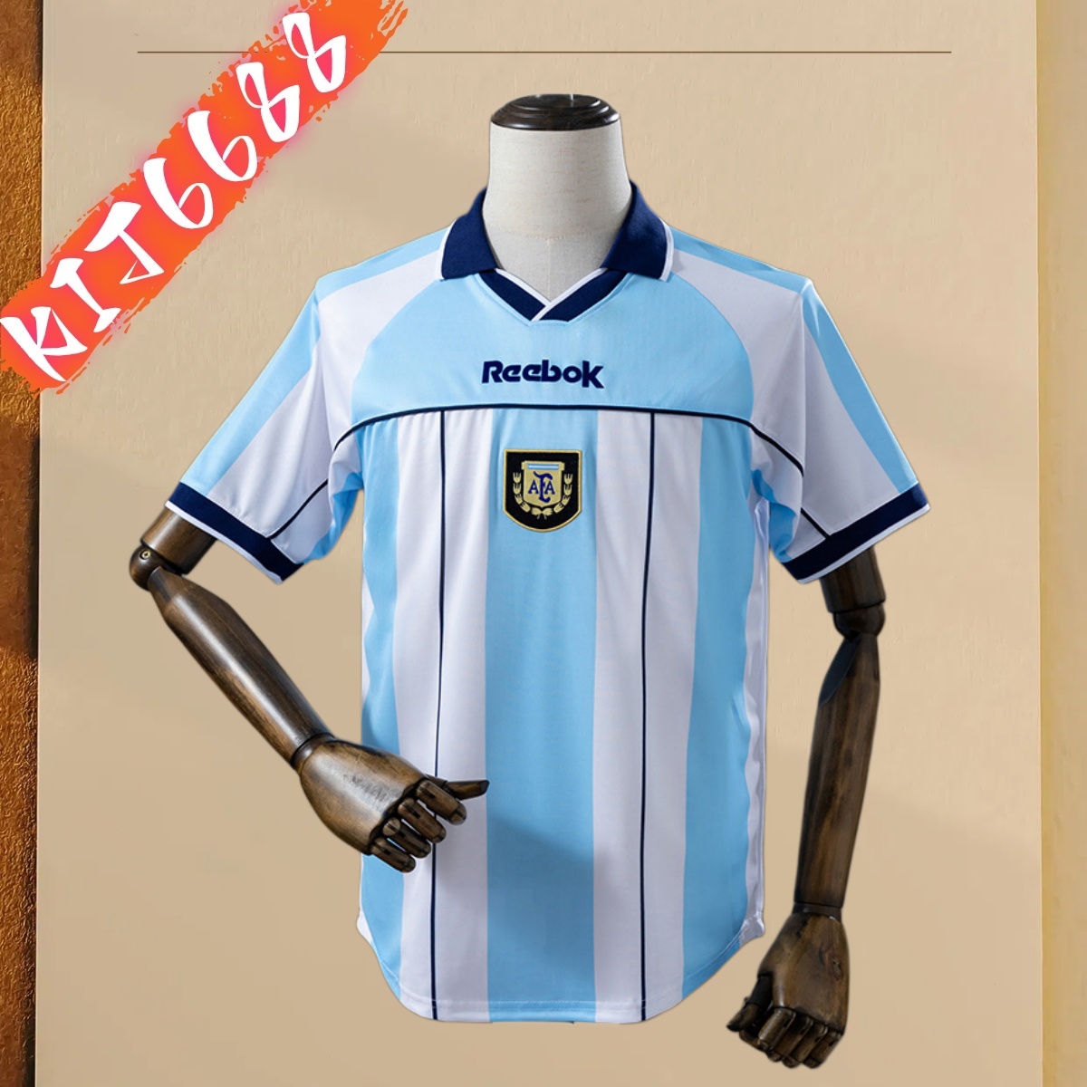 00/01 Argentina Home Retro Football Shirt (Fan Edition)
