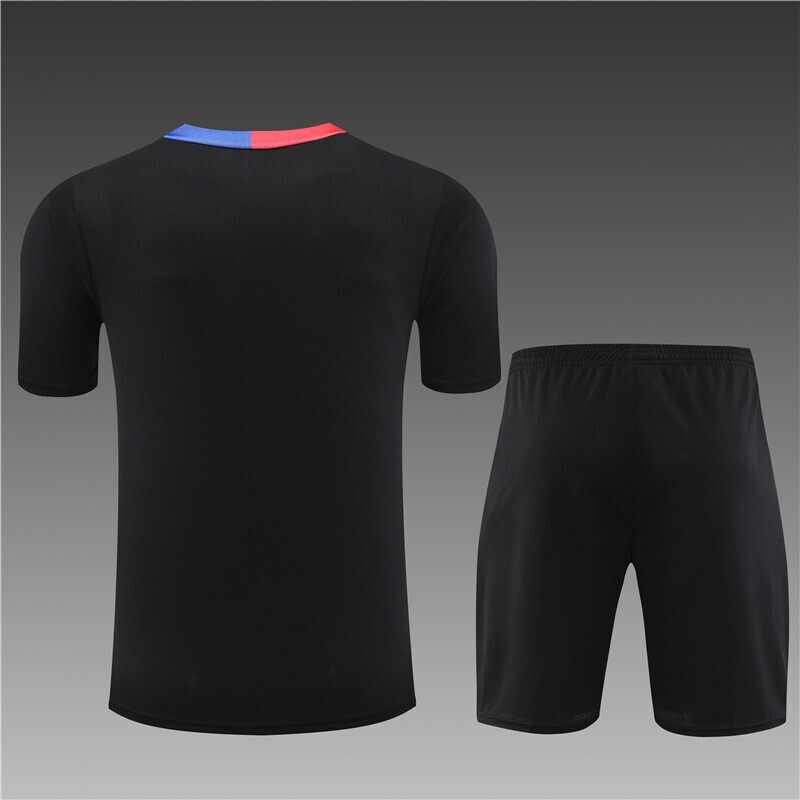 24/25 Barcelona Short  Sleeve Training Wear (Adult Kids Kit)