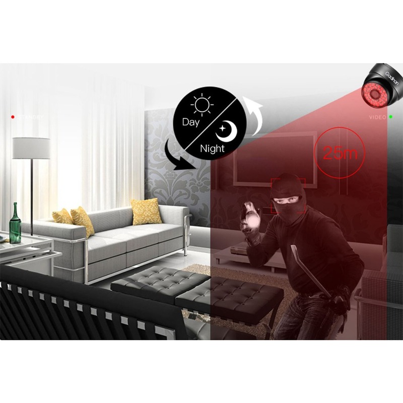 Gadinan 4MP Wide Angle 2.8mm Lens CCTV Dome Anti-vandal Outdoor Home P2P 48V PoE Infrared Metal Case IP camera
