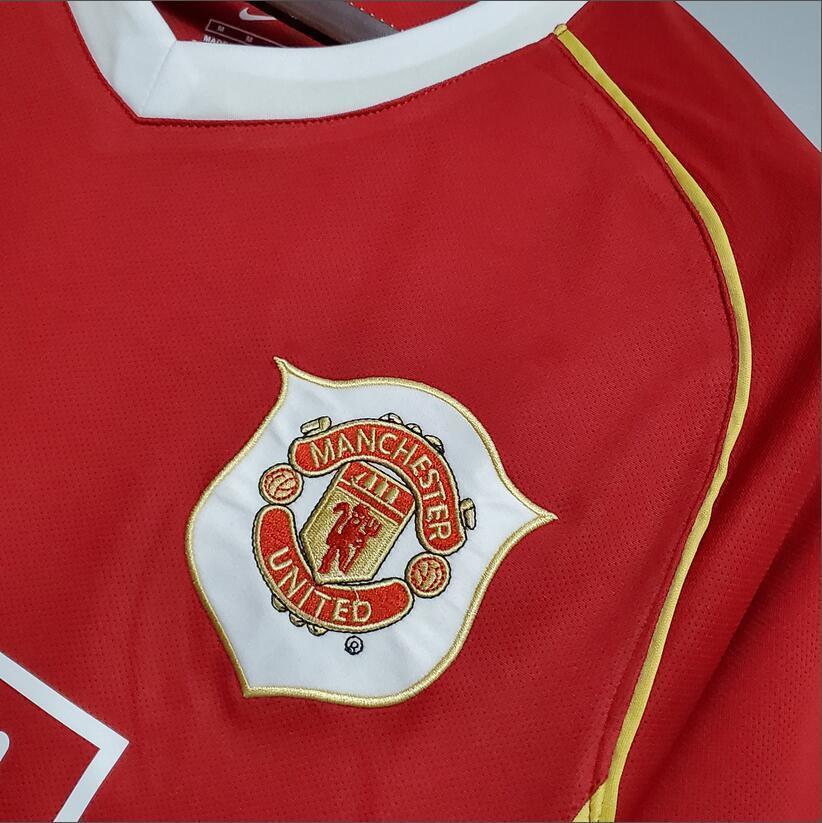 06/07 Manchester United home retro football jersey