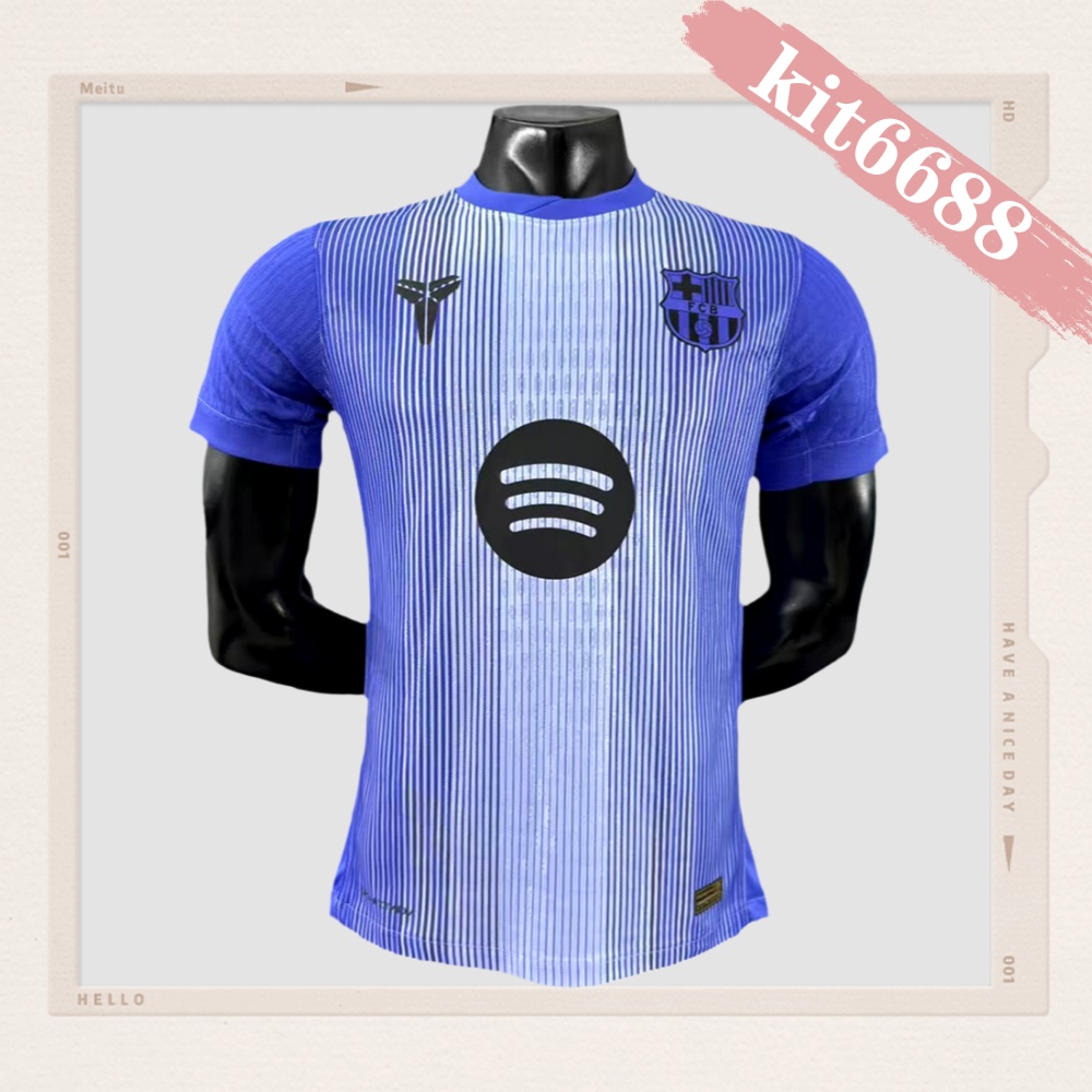 2025/2026 Barcelona Pre-match Training Football Shirt (Player Edition)