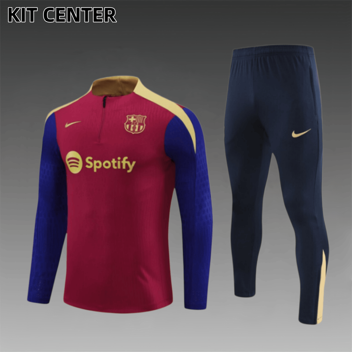 24/25 Barcelona Half Zip TrainingWear(Adult Kids Kit)