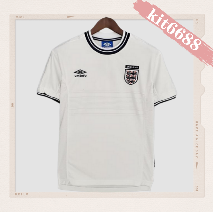 2000  England home  Retro Football Soccer jerseys