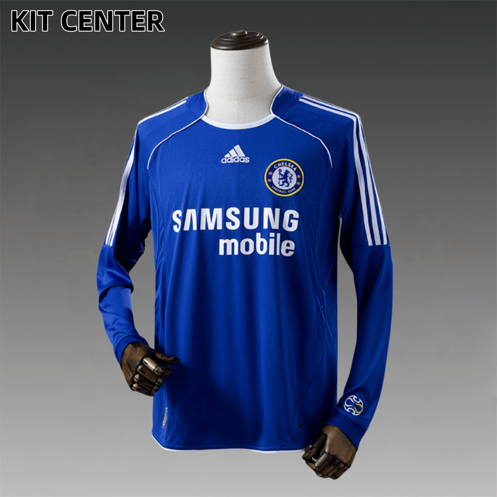 2006/2007 Chelsea Home Long Sleeve Retro Football Shirt (Fans)