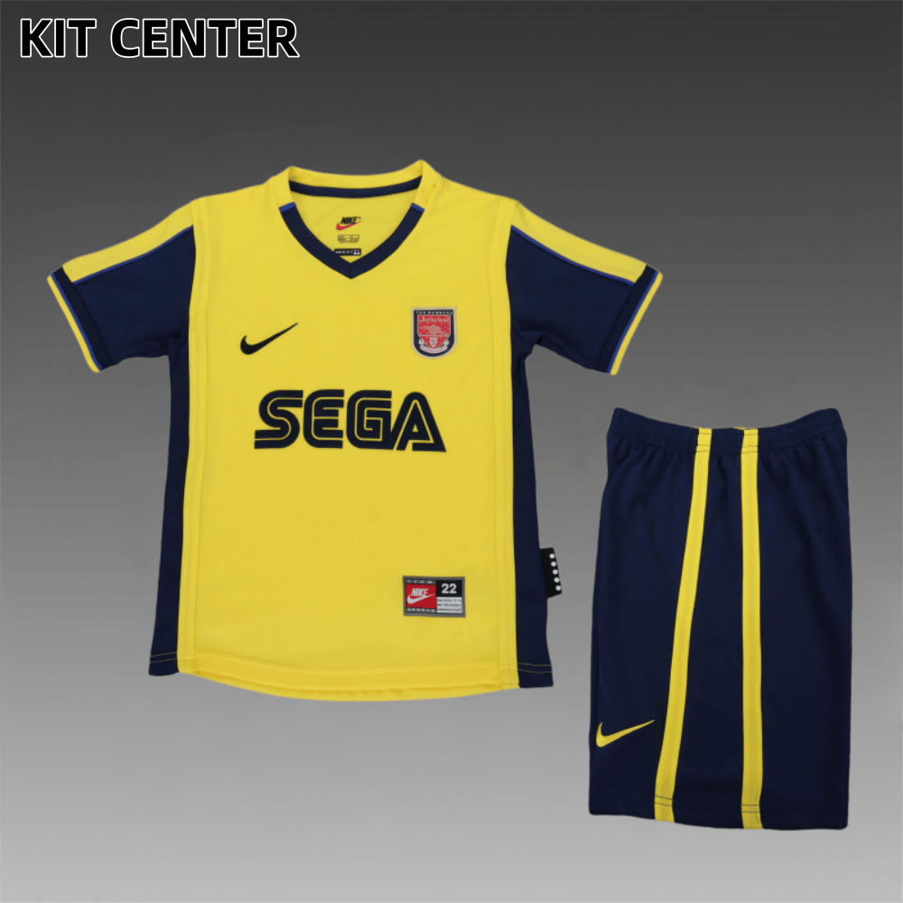 00/01 Arsenal Away Retro Football Shirt (Kids Kit)