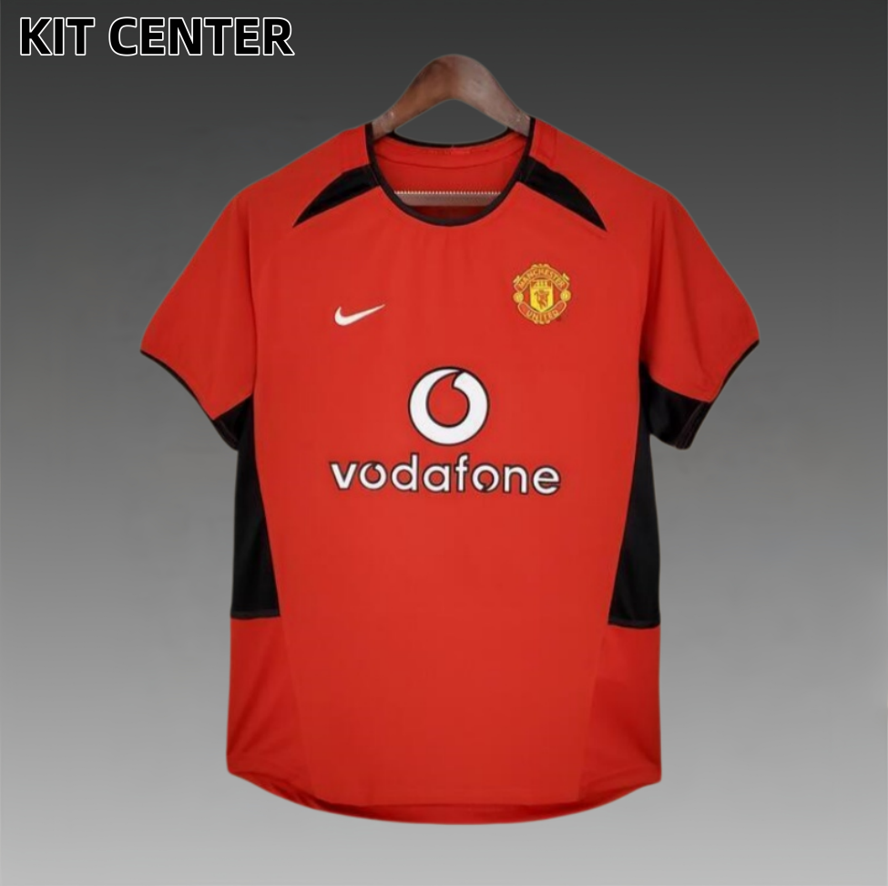02/04Manchester United home  retro football jersey