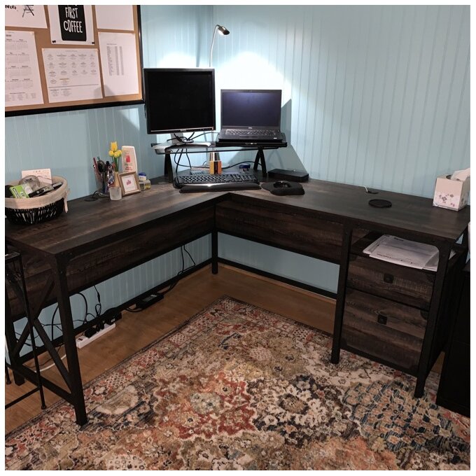 Hovey L-Shape Executive Desk