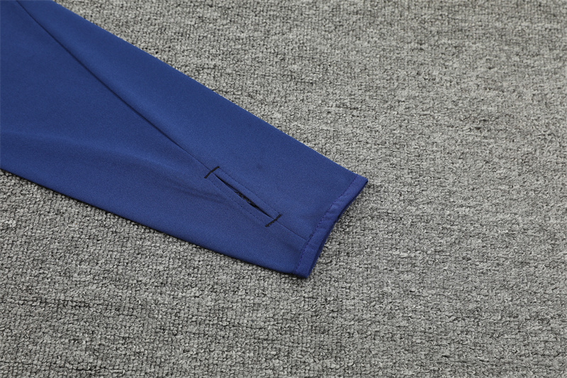 24/25 Manchester United royal blueHalf Zip Training Kit (Adult Kids Kit)