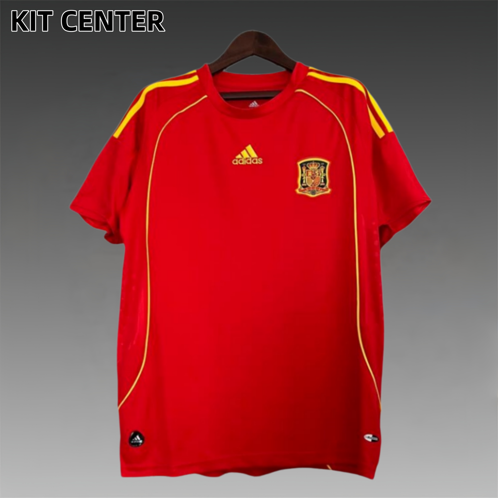 2008 Spain home Retro Football Shirt