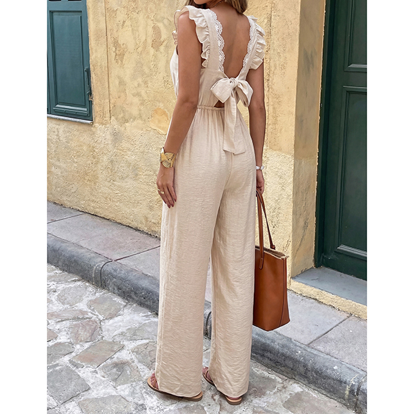 V-HALS JUMPSUIT
