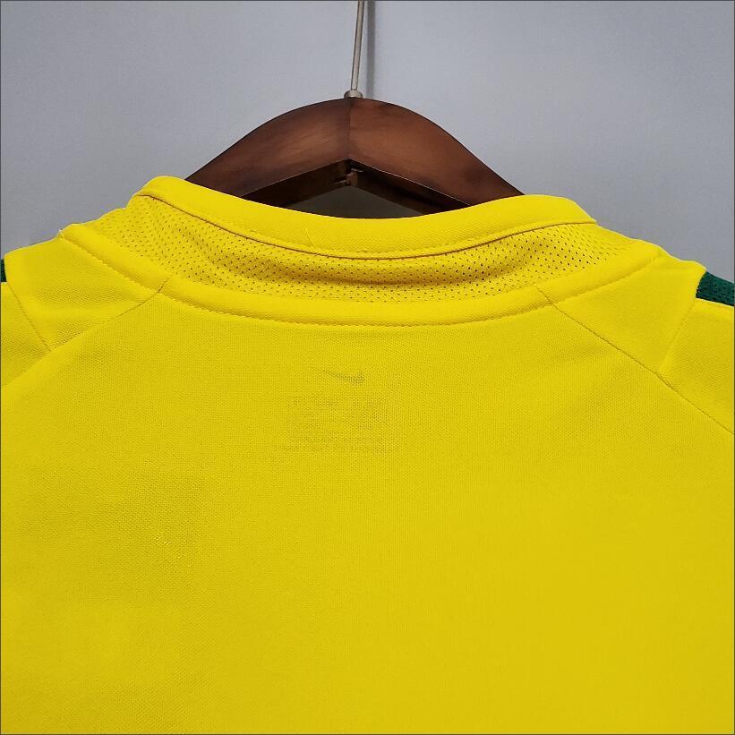 2002 Brazil Home Retro Football Shirt