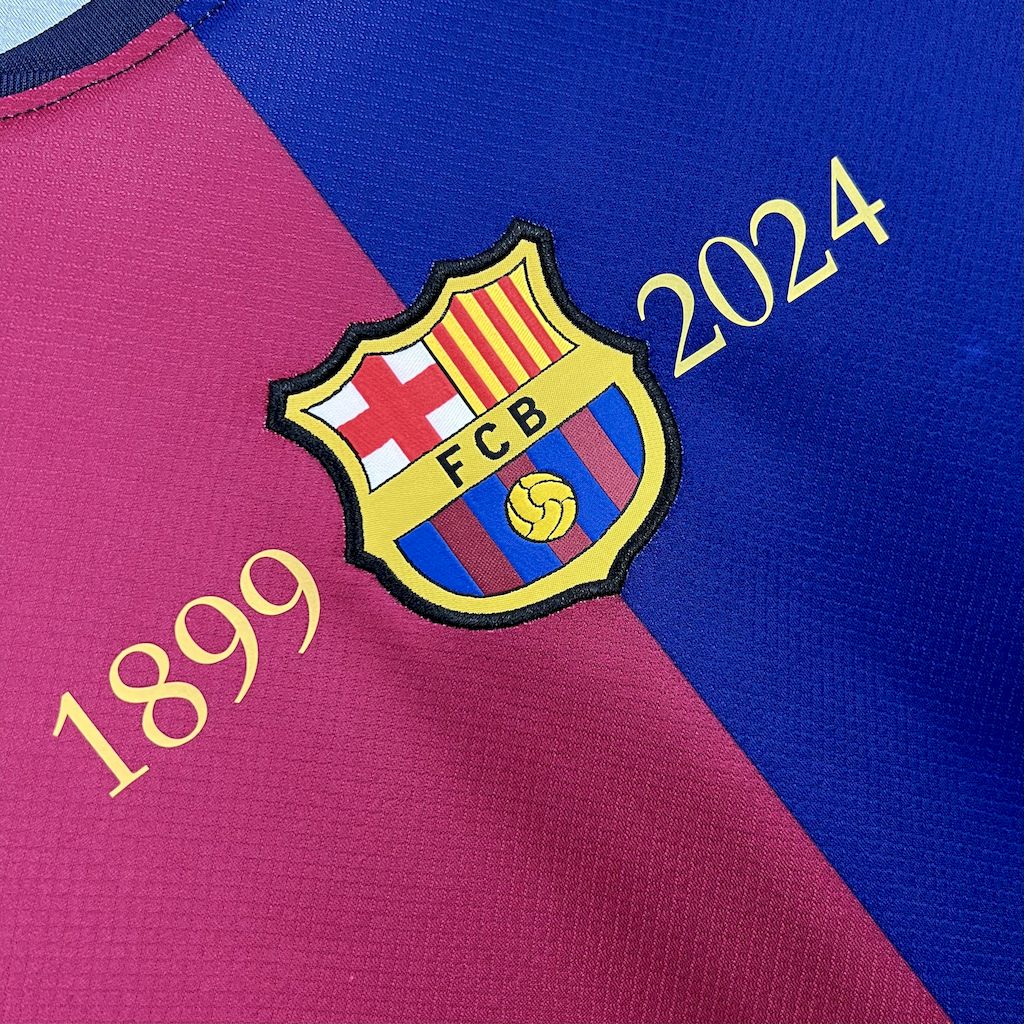 2024/2025 Barcelona 125th Home Football Jersey (Fan Edition)