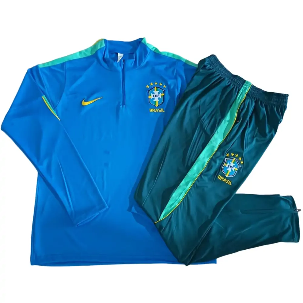 2026-27 Brazil Half Zipper Training Jersey - Adult Set