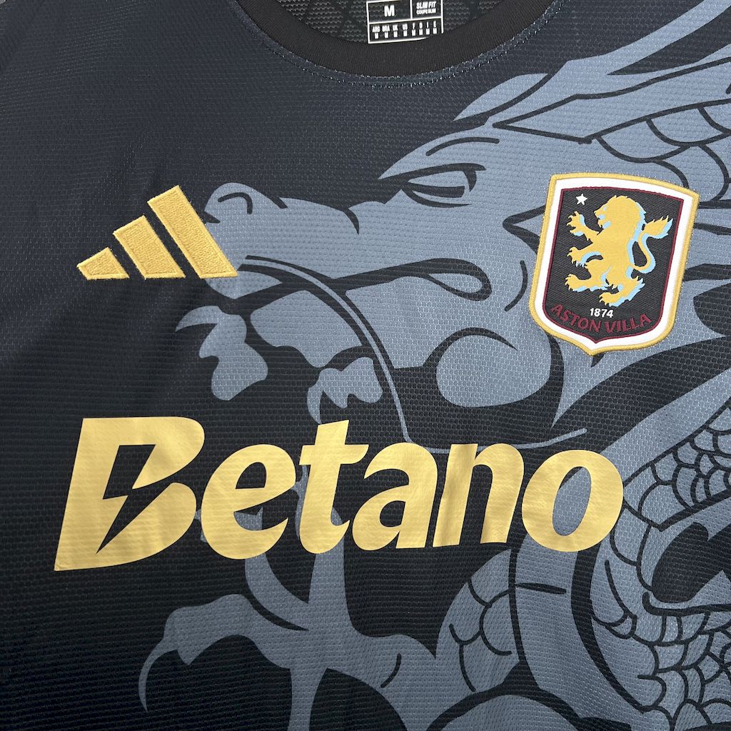2025/2026 Aston Villa Away Football Shirt （Fans）