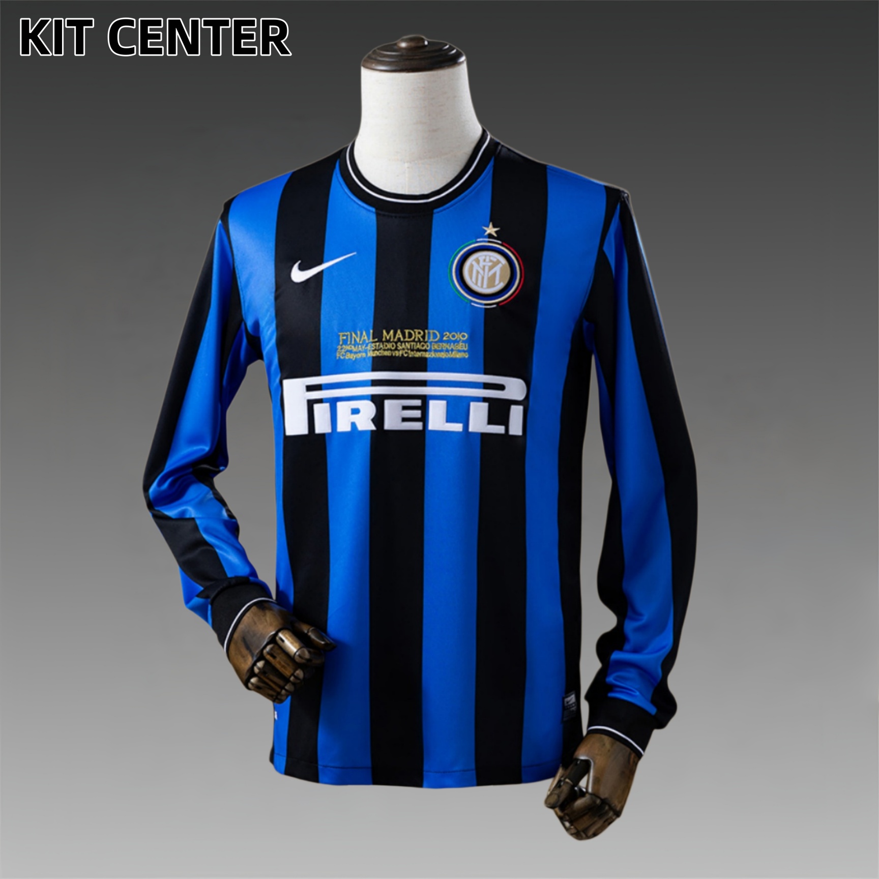 2009/2010 Inter Milan Home Retro long-sleeved Football Shirt