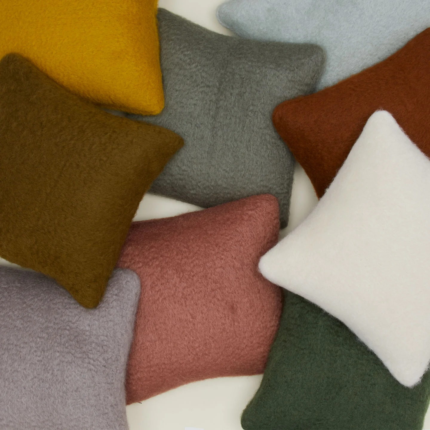 Mohair Pillow - Mustard