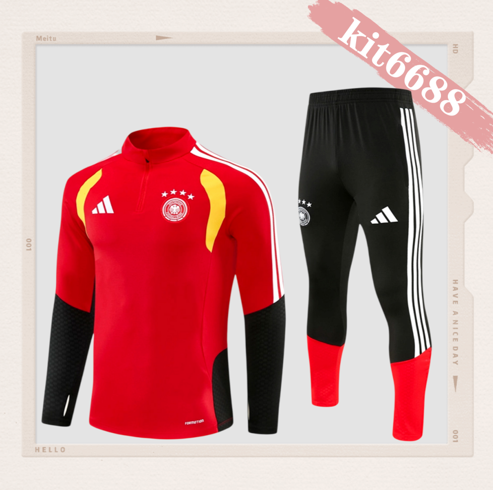 2026/2027 Germany Kids Half Zip Training Clothes (Kids Kit)