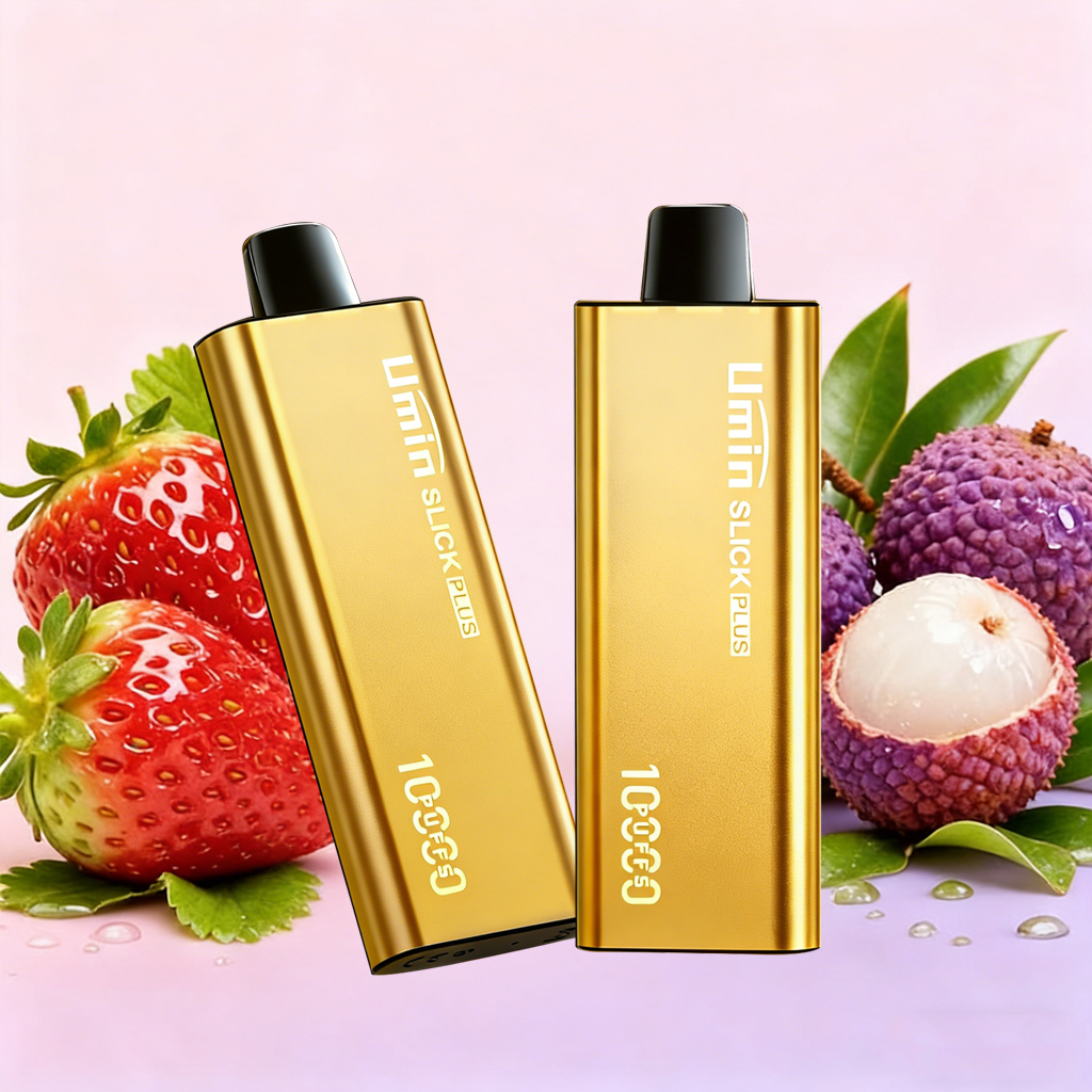 UMIN SLICKPLUS 10000 PUFFS-STRAWBERRY LYCHEE