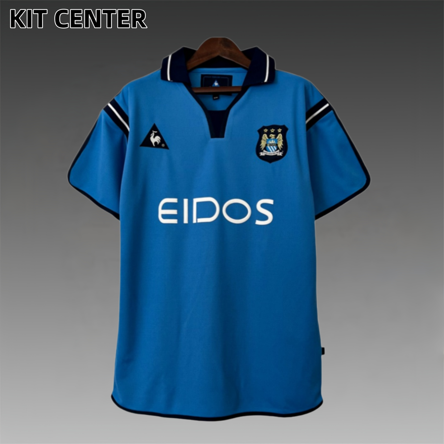 2001/2002 Manchester City Retro Home Football Shirt