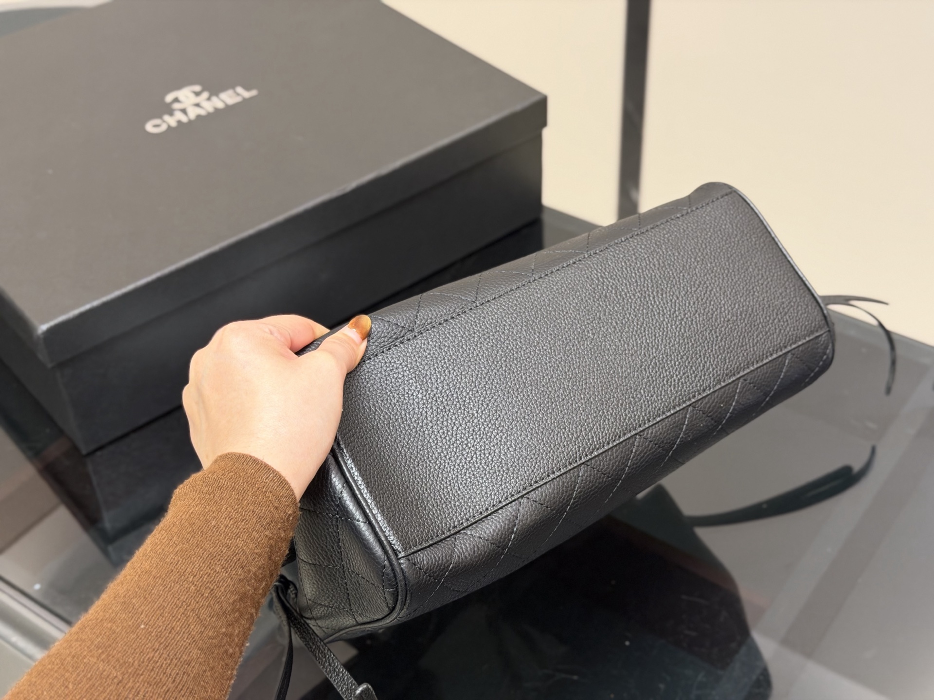 C design 26s Handbag Genuine leather Briefcase