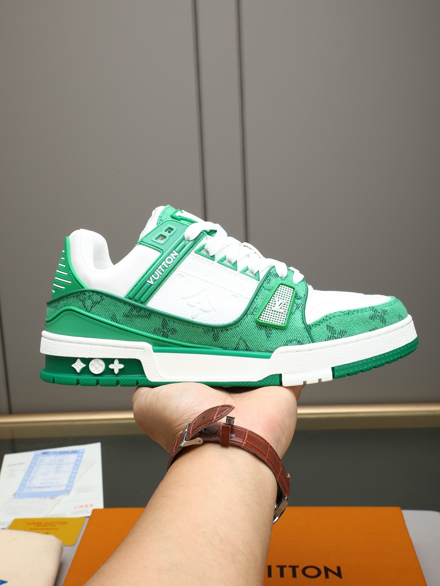 LV Louis vuitton Trainer Sneaker Low Virgil Abloh Monogram