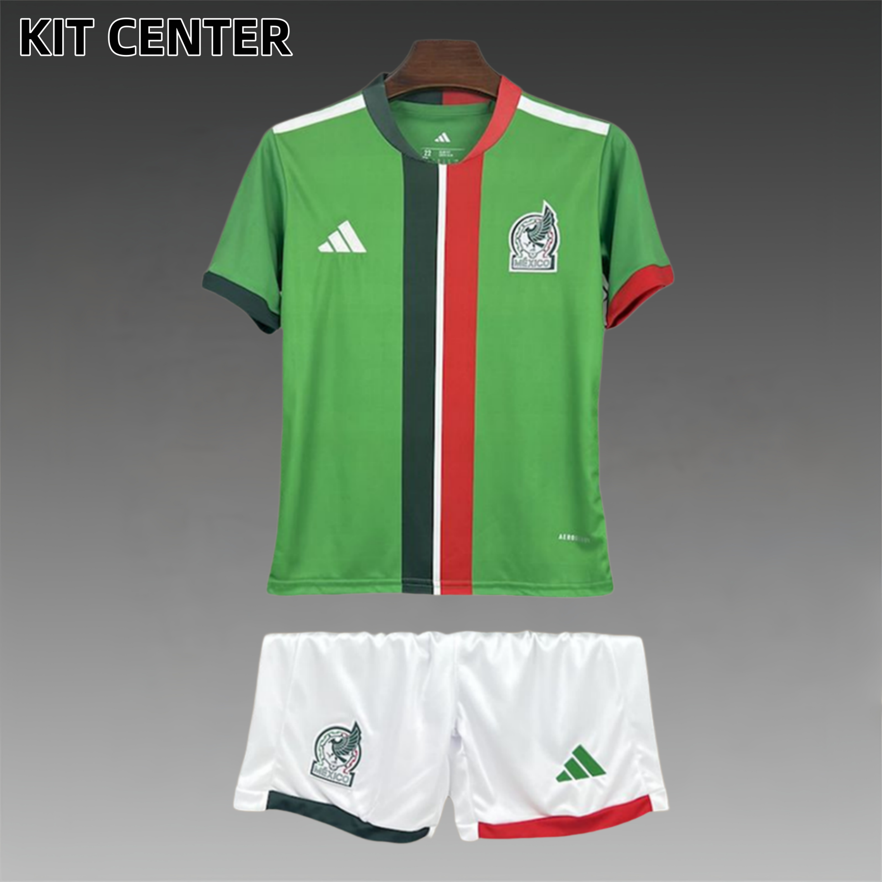 2025/2026 Mexico Home Kids Football Shirt （Kids Kit socks）