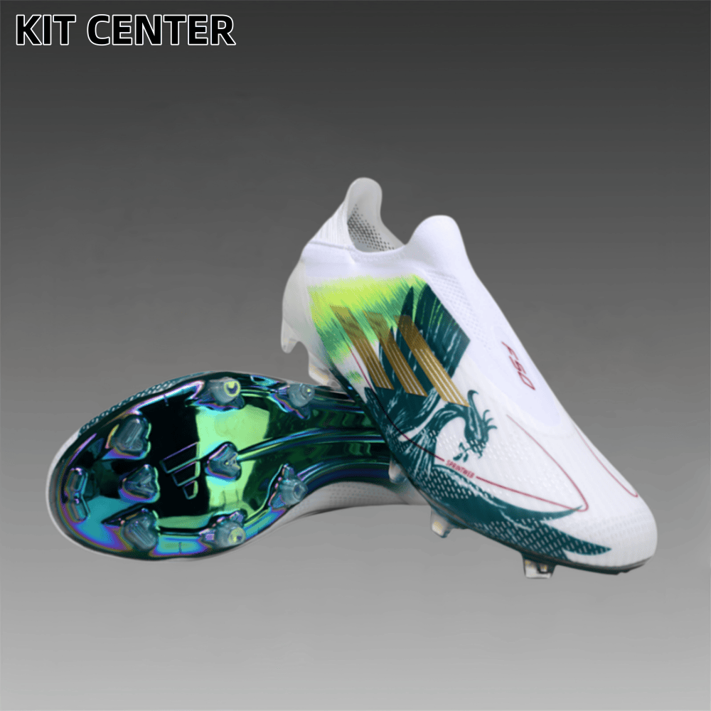 A F50 Low-top Waterproof Football Shoes Without Shoelaces