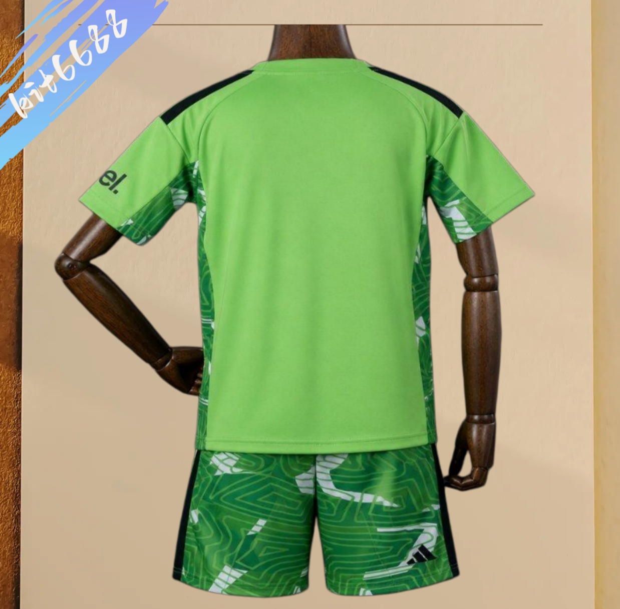 2026/2027 Arsenal Goalkeeper Neon Green/Dark Green Football Shirt (Adult Kids Kit socks)