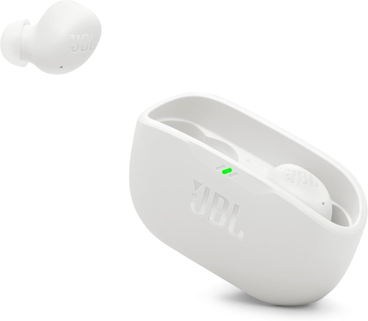 JBL Vibe Buds 2 True Wireless Earbuds, Active Noise Cancelling Bluetooth Earphones with Pure Bass Sound, 4 Mics for Clear Calls, IP54 Water & Dust Resistant, Multi-color Options
