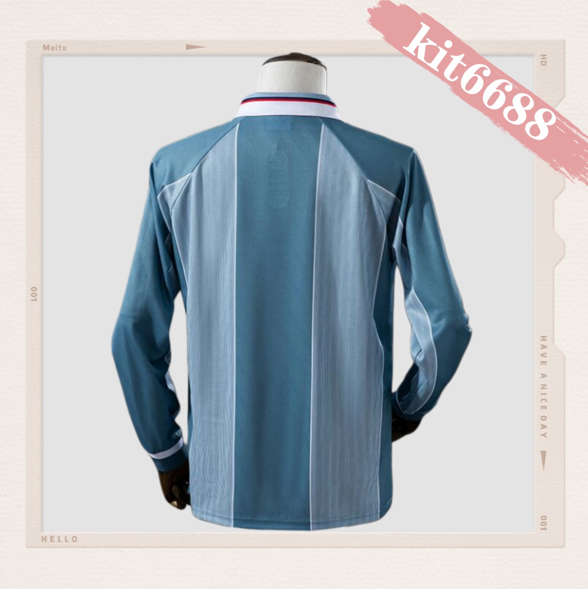 1996  England Away Long Sleeve  Retro Football Soccer jerseys