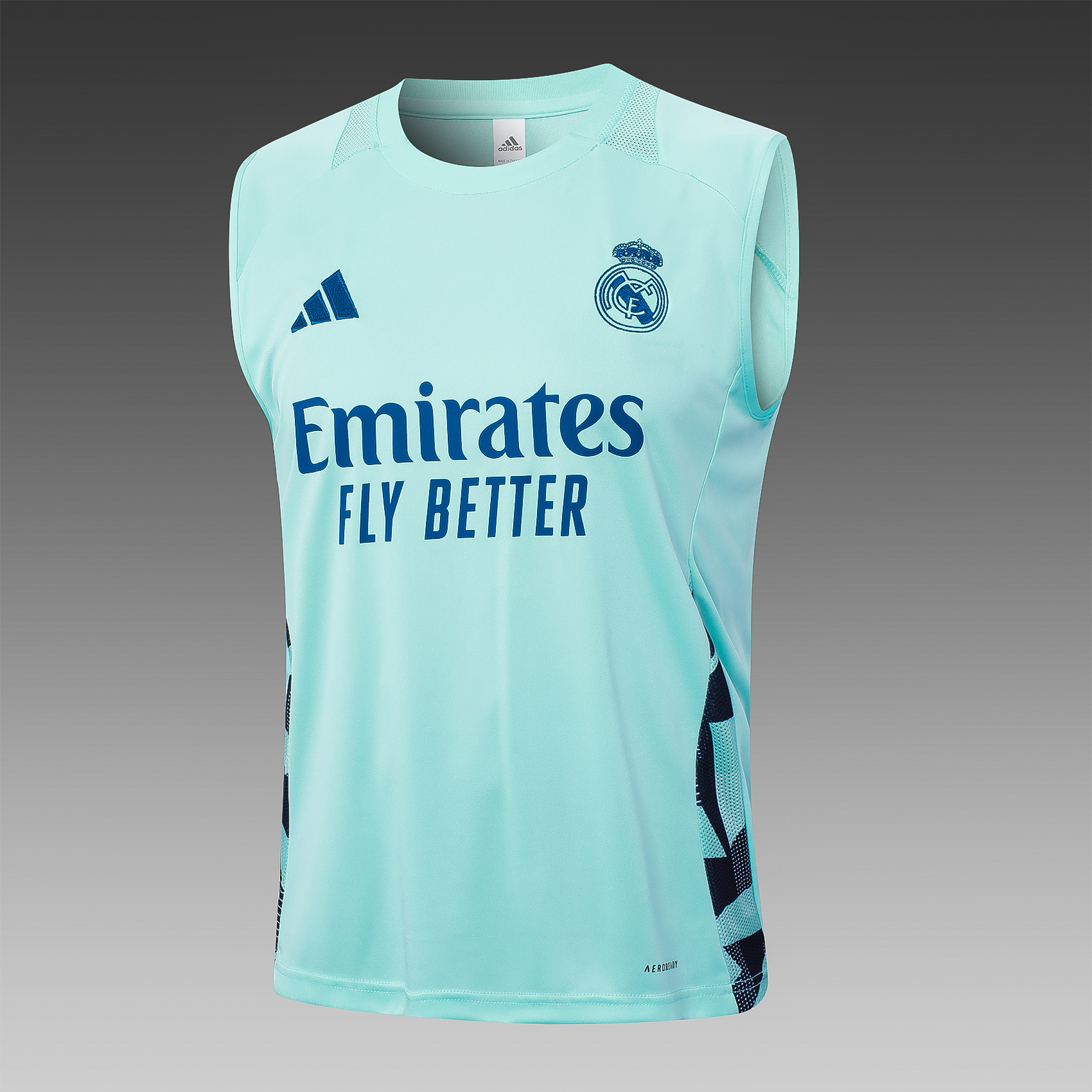 2024/2025 Real Madrid light green adult vest training suit (Adult Kit)