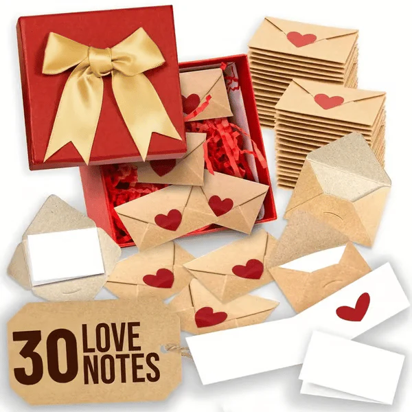🔥[49% OFF]Love Letters Valentine's Collection | 60 Handwritten Notes & Envelopes | Timeless Romantic Gift📝❤️
