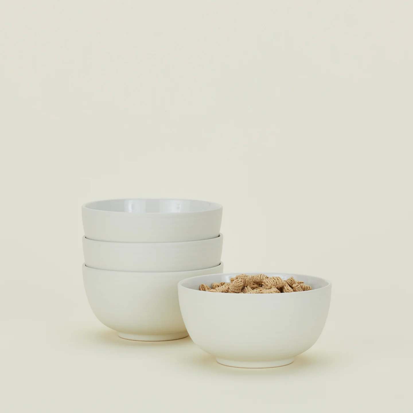 Essential Large Bowl, Set of 4 - Bone