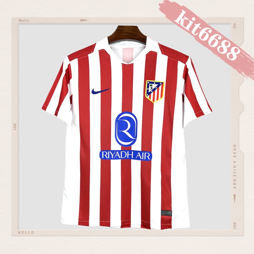2025/2026 Atletico Madrid Home Football Shirt （Fan Edition）