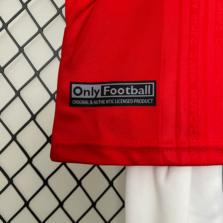 99/90 Manchester United home ground Retro Football Soccer Kids Kit