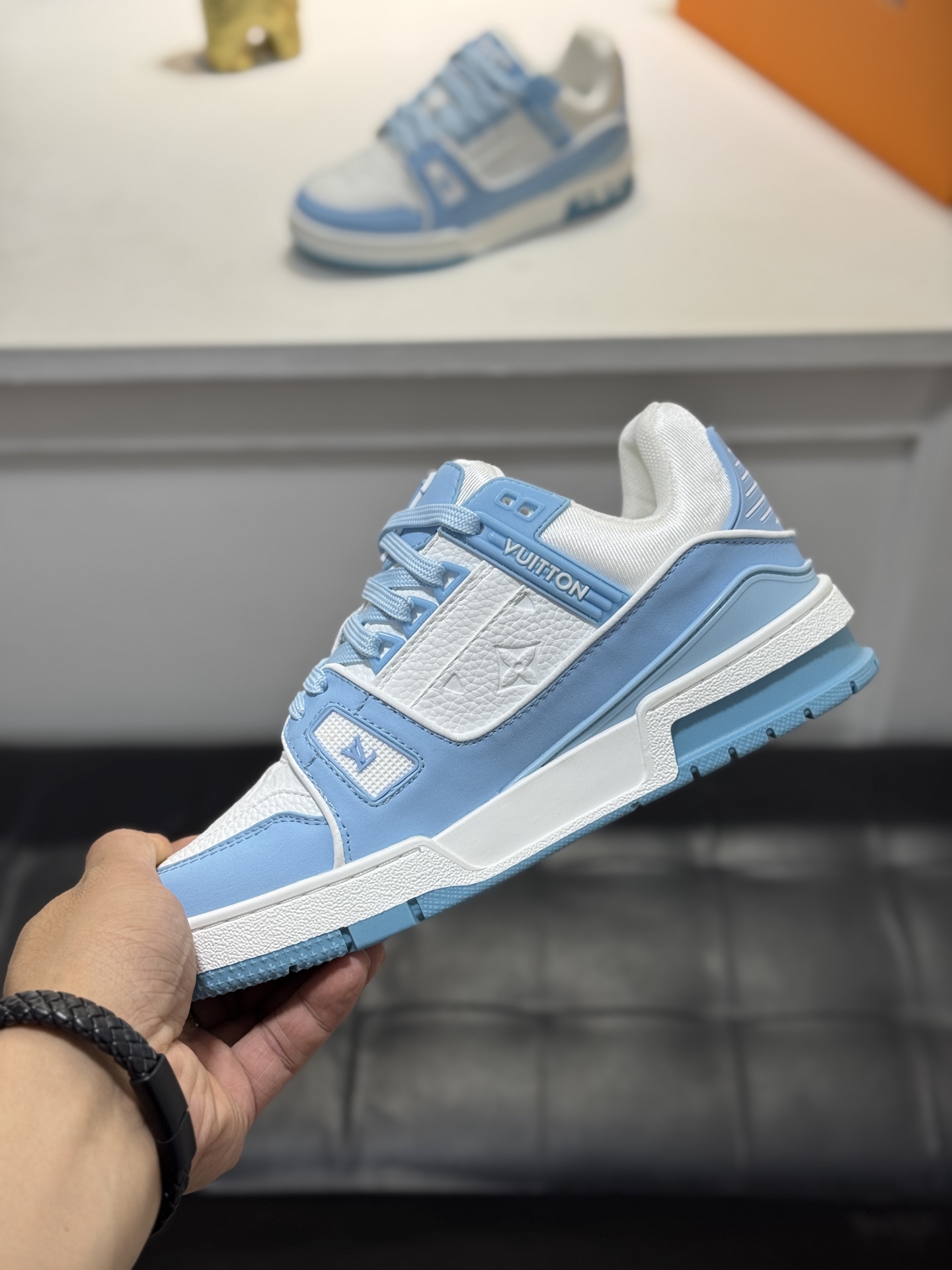 LV Louis vuitton Trainer Sneaker Low Virgil Abloh Monogram