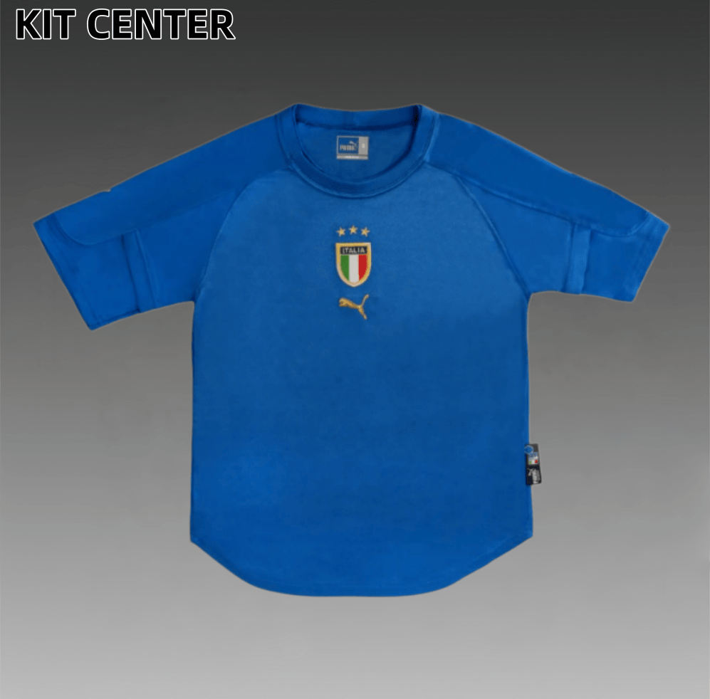 2004 Italy home Retro Football Shirt