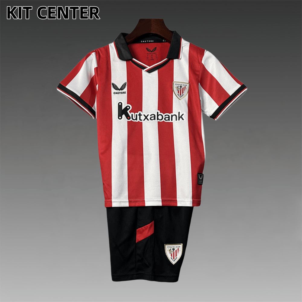 2025/2026 Bilbao Home Football Shirt (Kids Kit socks)